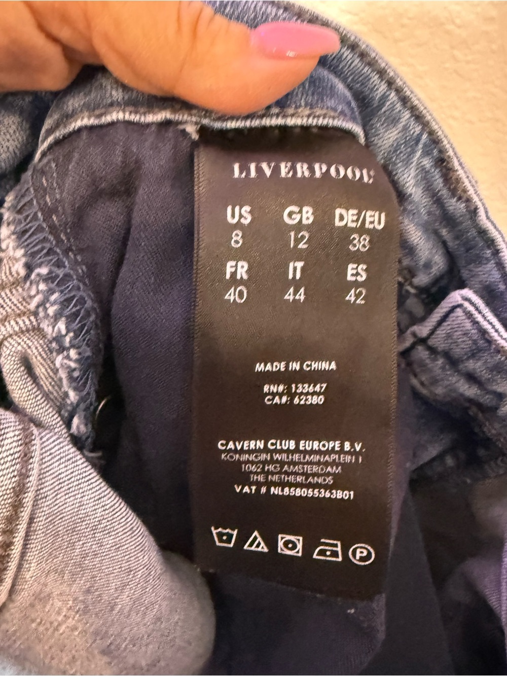 Liverpool Light Blue Bandana-Print Skinny Jeans (B2) - Picture 7 of 12